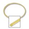 JewelrySupply 14K Yellow Gold Round Wire - 18 Gauge Soft - Professional Jewelry Making Wire
